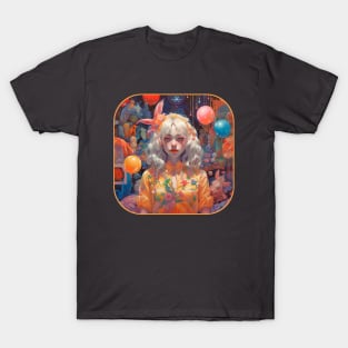 Anime AI Artwork Teen Young Girls Alice In Wonderland T-Shirt